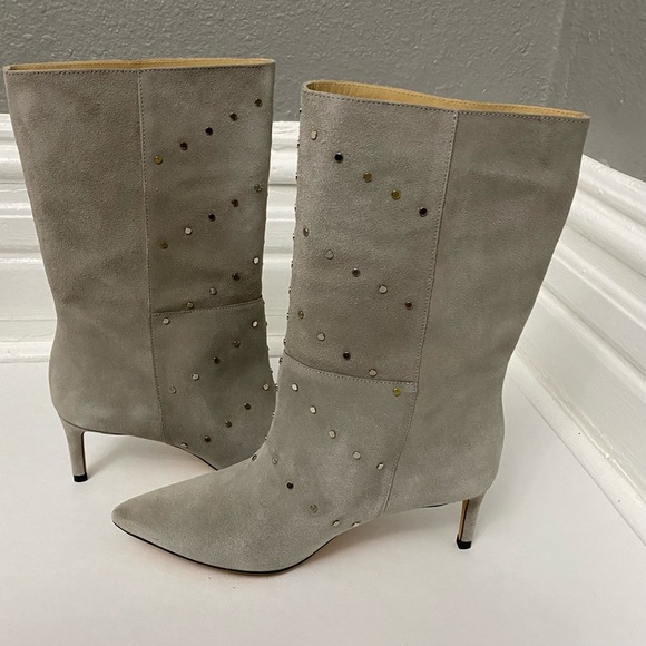IRO Milow Studded Suede Boots - Picture 6 of 9